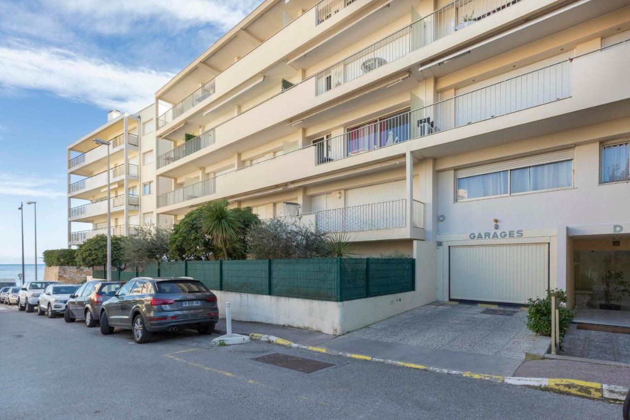 Chez J-P - 100M Beach 2-4Pers Terrace Sea View Pool Garage Antibes Exterior foto